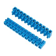 Клеммная винтовая колодка KВ-40 25-40, ток 100 A, полипропилен синий REXANT (10 шт./уп.) Клеммная винтовая колодка KВ-40 25-40, ток 100 A, полипропилен синий REXANT (10 шт./уп.)