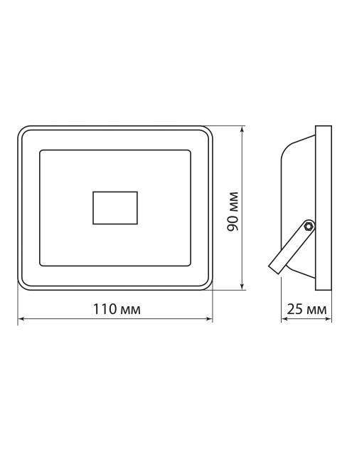 Прожектор светодиодный СДО-04-020Н-Ф (с фотореле) 20 Вт, 6500 К, IP65, черный, Народный Прожектор светодиодный СДО-04-020Н-Ф (с фотореле) 20 Вт, 6500 К, IP65, черный, Народный