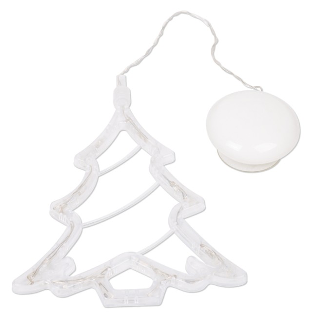 Фигура светодиодная Елочка на присоске с подвесом, цвет зеленый Фигура светодиодная Елочка на присоске с подвесом, цвет зеленый