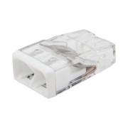 Экспресс-клемма REXANT СМК 2273-202, 2-проводная 0.5-2.5 мм², прозрачная, блистер (5 шт./уп.) Экспресс-клемма REXANT СМК 2273-202, 2-проводная 0.5-2.5 мм², прозрачная, блистер (5 шт./уп.)