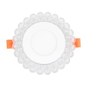 Светильник светодиодный встраиваемый REXANT Aurora&Sunset Ice RGB с изменяемой цветовой температурой и регулируемой мощностью 4W+RGB 4000 К LED Светильник светодиодный встраиваемый REXANT Aurora&Sunset Ice RGB с изменяемой цветовой температурой и регулируемой мощностью 4W+RGB 4000 К LED