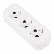 Колодка 3 гнезда с/з PROconnect «Эконом» Колодка 3 гнезда с/з PROconnect «Эконом»