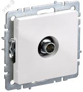 BRITE Розетка TV оконечная РТВ11-0-БрБ белый BRITE Розетка TV оконечная РТВ11-0-БрБ белый