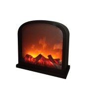 Светодиодный камин Шале с эффектом живого огня 30х13х28 см, батарейки 3хС (не в комплекте) или от USB (в комплекте) Светодиодный камин Шале с эффектом живого огня 30х13х28 см, батарейки 3хС (не в комплекте) или от USB (в комплекте)