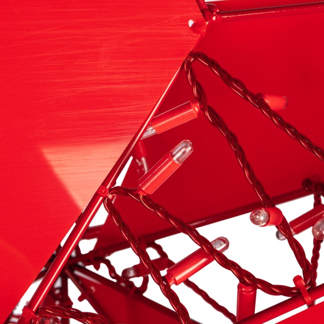 Светодиодная фигура Звезда 100 см, 200 светодиодов, с трубой и подвесом, цвет свечения красный NEON-NIGHT Светодиодная фигура Звезда 100 см, 200 светодиодов, с трубой и подвесом, цвет свечения красный NEON-NIGHT