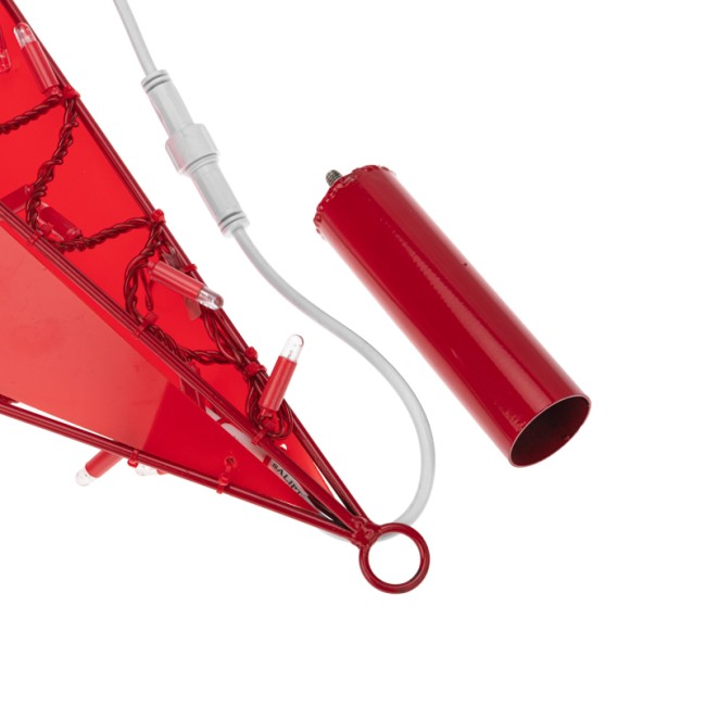 Светодиодная фигура Звезда 100 см, 200 светодиодов, с трубой и подвесом, цвет свечения красный NEON-NIGHT Светодиодная фигура Звезда 100 см, 200 светодиодов, с трубой и подвесом, цвет свечения красный NEON-NIGHT