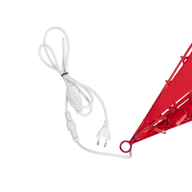 Светодиодная фигура Звезда 100 см, 200 светодиодов, с трубой и подвесом, цвет свечения красный NEON-NIGHT Светодиодная фигура Звезда 100 см, 200 светодиодов, с трубой и подвесом, цвет свечения красный NEON-NIGHT