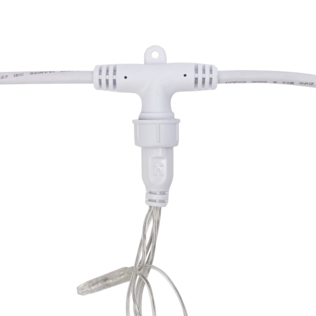 Гирлянда Светодиодный Дождь 2х3м, эффект водопада, прозрачный провод, 24В, диоды БЕЛЫЕ (трансформатор в комплекте) Гирлянда Светодиодный Дождь 2х3м, эффект водопада, прозрачный провод, 24В, диоды БЕЛЫЕ (трансформатор в комплекте)