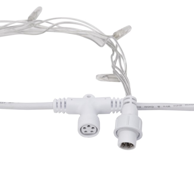 Гирлянда Светодиодный Дождь 2х3м, эффект водопада, прозрачный провод, 24В, диоды БЕЛЫЕ (трансформатор в комплекте) Гирлянда Светодиодный Дождь 2х3м, эффект водопада, прозрачный провод, 24В, диоды БЕЛЫЕ (трансформатор в комплекте)