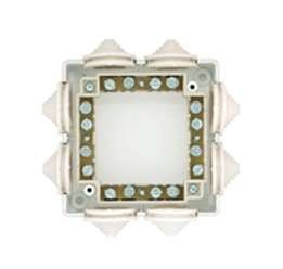 Коробка распределительная ОП ПГ 90х90х42мм с клемм. КОА-003 Кунцево 5957 Коробка распределительная ОП ПГ 90х90х42мм с клемм. КОА-003 Кунцево 5957