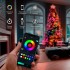 Гирлянда смарт Нить из росы с крупными светодиодами 10м, 100LED RGB, IP20, прозрачный провод, USB