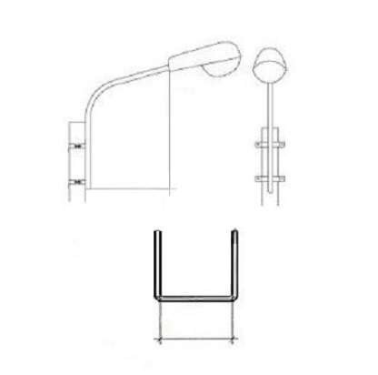 Кронштейн К1П-1.5-1.5-0.150-ц. СВ95/СВ110 Пересвет В00001457 Кронштейн К1П-1.5-1.5-0.150-ц. СВ95/СВ110 Пересвет В00001457