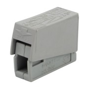 Строительно-монтажная клемма СМК 224-101 для светильника на 1 проводник (0,2-2,5)/(0,14-2,5) мм², серая (100 шт./уп.) REXANT Строительно-монтажная клемма СМК 224-101 для светильника на 1 проводник (0,2-2,5)/(0,14-2,5) мм², серая (100 шт./уп.) REXANT