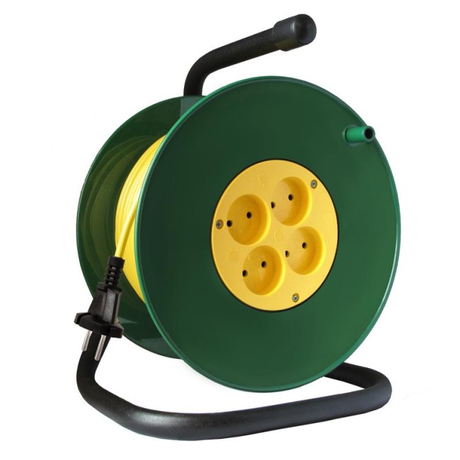 Удлинитель на катушке 4х50м без заземл. 16А IP20 3.5кВт Союз 481S-3305 Удлинитель на катушке 4х50м без заземл. 16А IP20 3.5кВт Союз 481S-3305