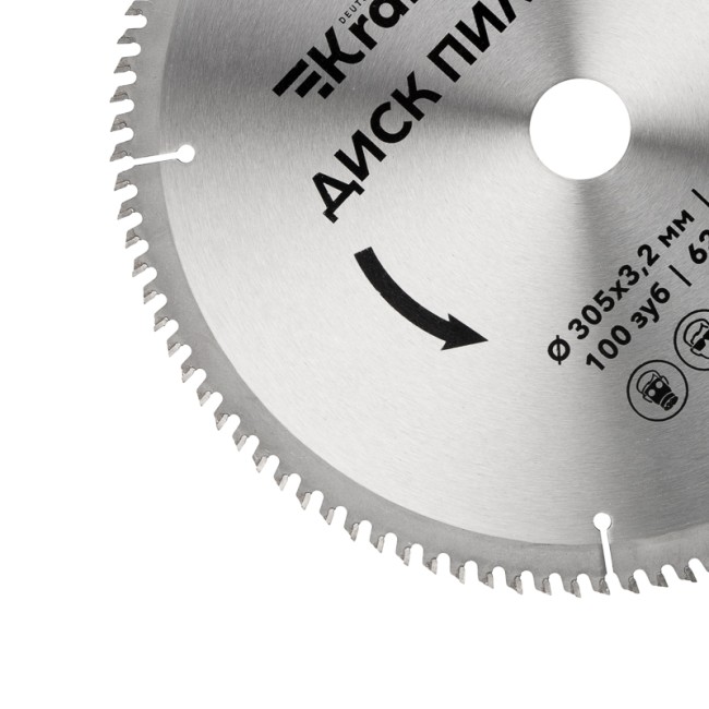 Диск пильный 305 мм х 100 зуб х 32/30 мм KRANZ
