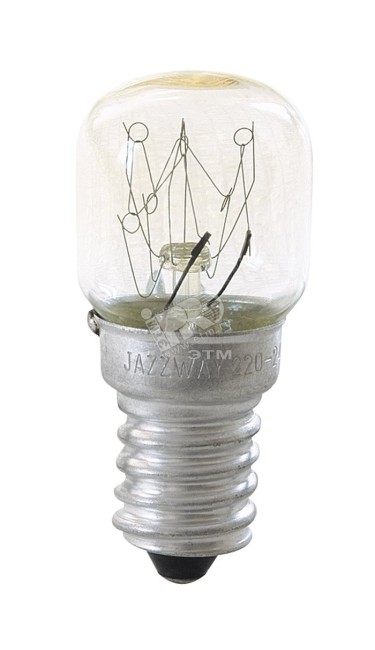 Лампа накаливания специальная Т22 15Вт Е14 220В 300C для духовок
