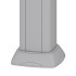 Колонна алюминиевая телескопическая 2.7-4.2м серый металлик RAL 9006