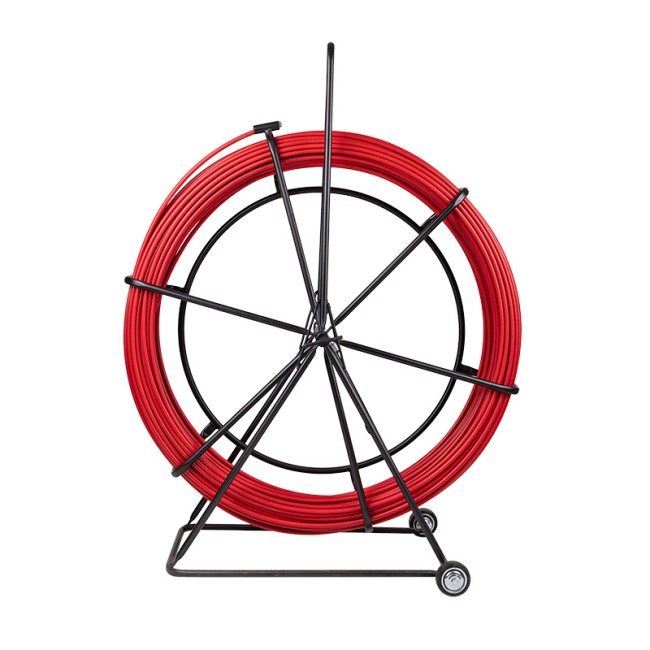 Протяжка кабельная (УЗК в тележке), стеклопруток, d=11,0мм, 150м, красная REXANT