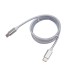 Кабель Type-C - Type-C 2,4A/1m/PVC/white/REXANT 