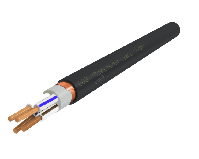 Кабель силовой ВВГЭнг(А)-LS 4х35.0 ок(N)-0.66 Ч. бар