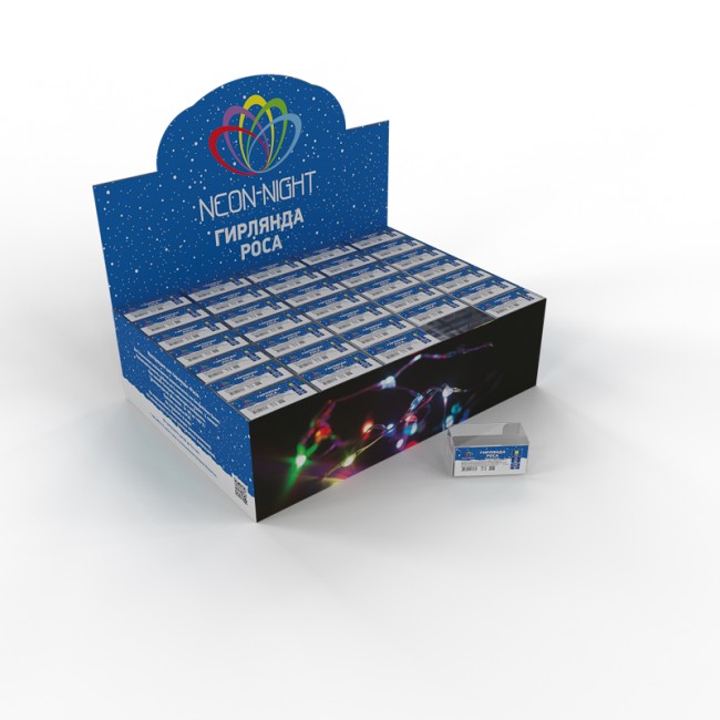 Гирлянда Роса, 2 м, 20 диодов, цвет зеленый Гирлянда Роса, 2 м, 20 диодов, цвет зеленый