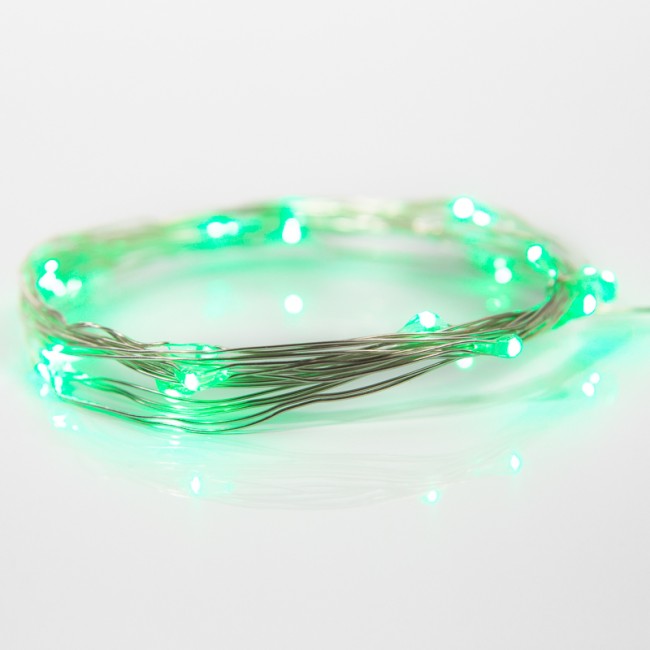 Гирлянда Роса, 2 м, 20 диодов, цвет зеленый Гирлянда Роса, 2 м, 20 диодов, цвет зеленый
