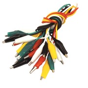 Зажимы «крокодил» 5 А 40 мм с проводом 10 пар REXANT Зажимы «крокодил» 5 А 40 мм с проводом 10 пар REXANT