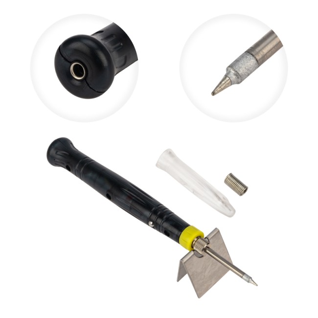 Паяльник с керам. нагревателем, серия МИНИ, 8Вт, 5В, питание от USB, блистер REXANT Паяльник с керам. нагревателем, серия МИНИ, 8Вт, 5В, питание от USB, блистер REXANT