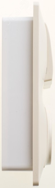 Блок: розетка + выключатель двухклавишный бежевый