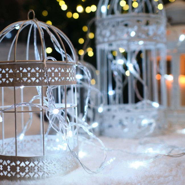 Гирлянда Твинкл Лайт 6 м, прозрачный ПВХ, 40 LED, цвет Белый Гирлянда Твинкл Лайт 6 м, прозрачный ПВХ, 40 LED, цвет Белый