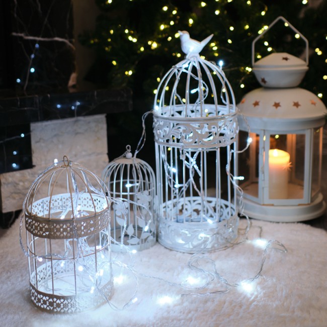 Гирлянда Твинкл Лайт 6 м, прозрачный ПВХ, 40 LED, цвет Белый Гирлянда Твинкл Лайт 6 м, прозрачный ПВХ, 40 LED, цвет Белый