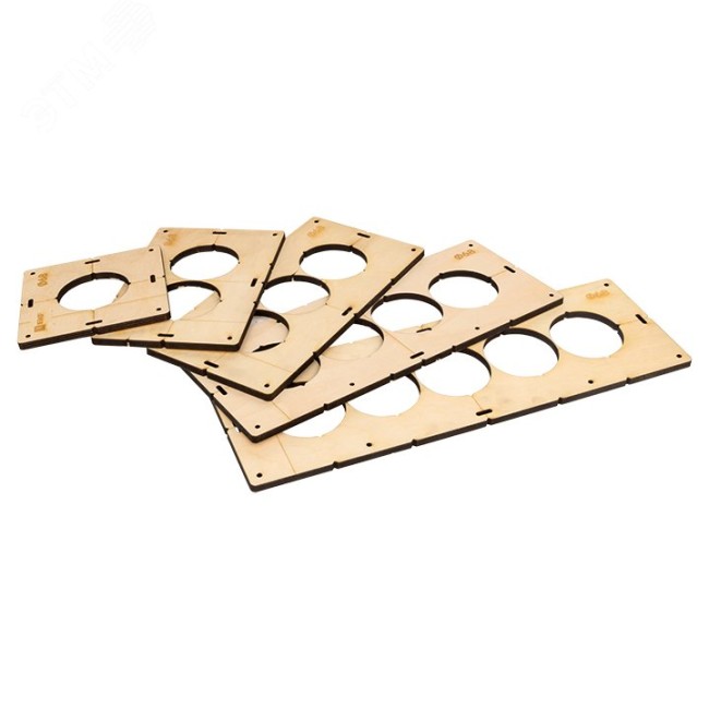 Комплект шаблонов для подрозетников диаметром 68  мм EKF Expert