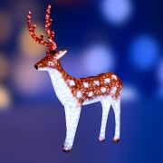 Акриловая светодиодная фигура Олень папа коричневый 153х115х28 см, 350 светодиодов, IP65 понижающий трансформатор в комплекте, NEON-NIGHT Акриловая светодиодная фигура Олень папа коричневый 153х115х28 см, 350 светодиодов, IP65 понижающий трансформатор в комплекте, NEON-NIGHT