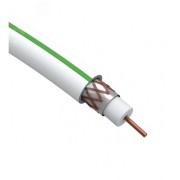 Кабель коаксиальный SAT 703 B 75 Ом Cu/(оплётка Cu 75%) PVC цвет белый 100 м Кабель коаксиальный SAT 703 B 75 Ом Cu/(оплётка Cu 75%) PVC цвет белый 100 м