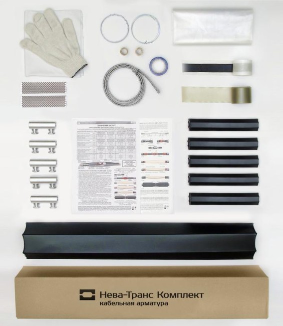 Муфта кабельная соединительная 1кВ ПСТ(б)-(тк) 5х(35-50мм) с болтовыми соединителями Нева-Транс Комплект 22010022 Муфта кабельная соединительная 1кВ ПСТ(б)-(тк) 5х(35-50мм) с болтовыми соединителями Нева-Транс Комплект 22010022