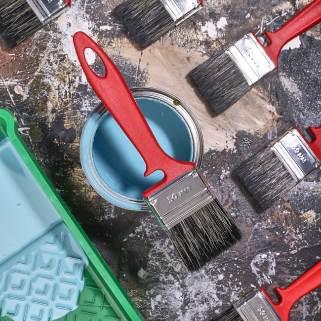 Кисть плоская «Водные краски» 50х12 мм REXANT Кисть плоская «Водные краски» 50х12 мм REXANT