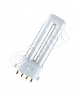 Лампа энергосберегающая КЛЛ 11вт Dulux S/Е 11/827 4p 2G7 Osram