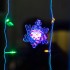 Снеговик на снежинке RGB на присоске