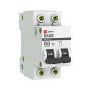 Выключатель автоматический двухполюсный 16А С ВА47-29 4.5кА