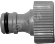 Адаптер внешний пластиковый 3/4