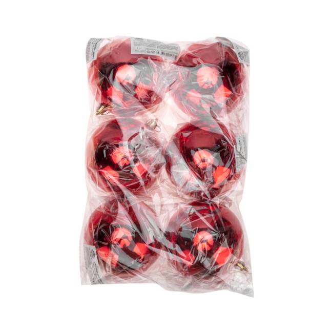 Елочная фигура Шар Ø 10 см, цвет красный глянцевый Елочная фигура Шар Ø 10 см, цвет красный глянцевый