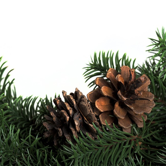 Еловый венок с шишками NEON-NIGHT Ø 45см, Литой Еловый венок с шишками NEON-NIGHT Ø 45см, Литой