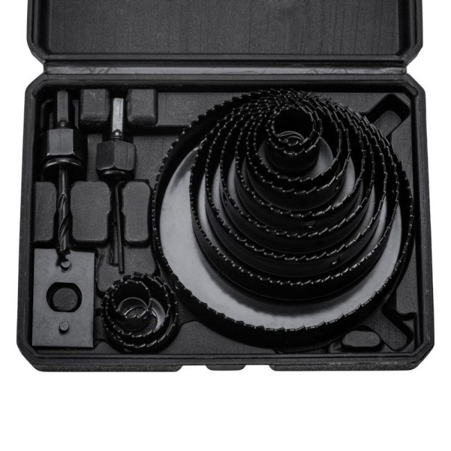 Набор кольцевых пил по дереву 19-127мм 16 предметов Kranz KR-92-0253