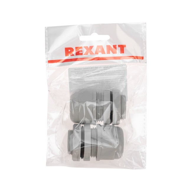 Кабельный ввод MG-25 (18-13мм) серый, уп. 2 шт REXANT 