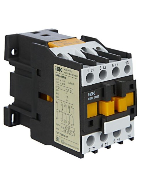 Контактор КМИе-11810 18А 230В/АС3 1НО GENERICA KKME11-018-230-10