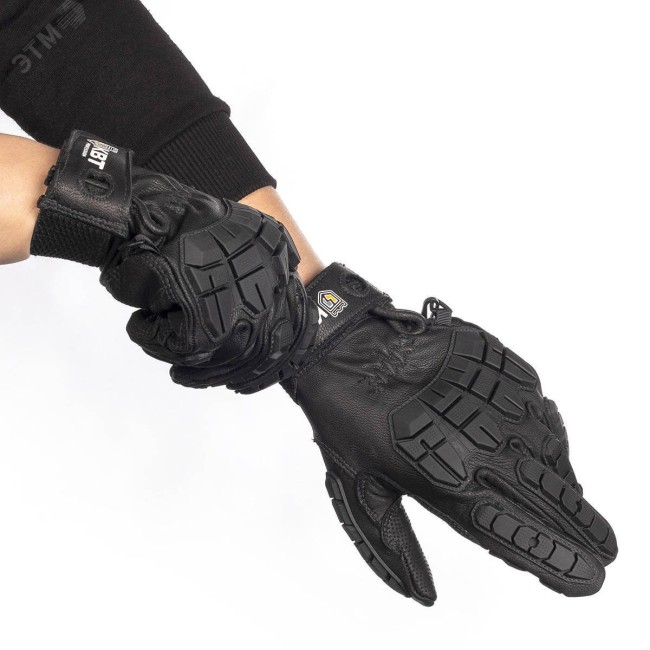 Перчатки монтажника из натуральной кожи с усиленной защитой С-47L Перчатки монтажника из натуральной кожи с усиленной защитой С-47L