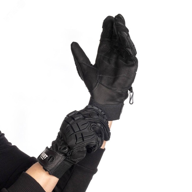 Перчатки монтажника из натуральной кожи с усиленной защитой С-47L Перчатки монтажника из натуральной кожи с усиленной защитой С-47L