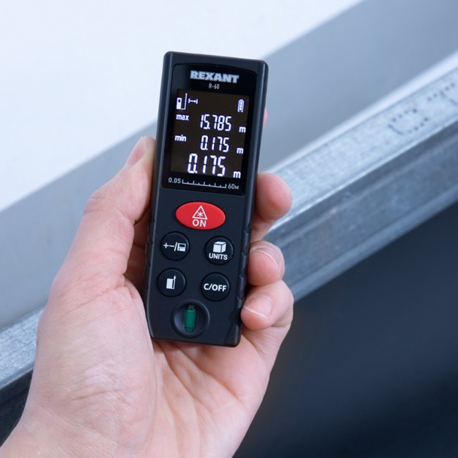 Лазерный дальномер микро R-60 REXANT