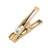 Зажим «крокодил» 400 А 170 мм для сварки (латунь) САТУРН Профи РОССИЯ Зажим «крокодил» 400 А 170 мм для сварки (латунь) САТУРН Профи РОССИЯ