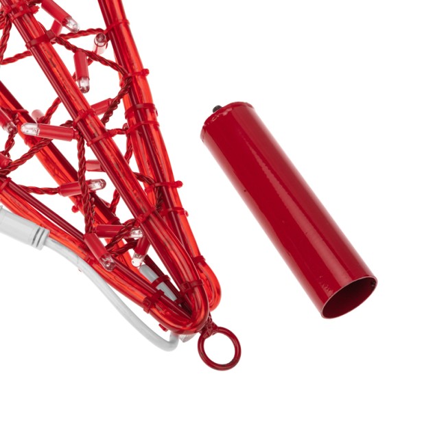 Светодиодная фигура Звезда 80 см, 160 светодиодов, с трубой и подвесом, цвет свечения красный NEON-NIGHT Светодиодная фигура Звезда 80 см, 160 светодиодов, с трубой и подвесом, цвет свечения красный NEON-NIGHT